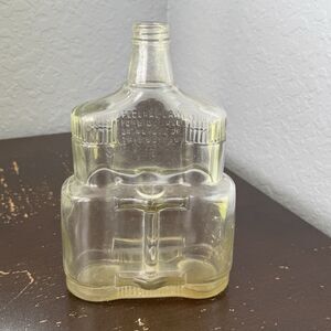 1959 Old Charter Kentucky Bourbon Empty Vintage Glass Bottle